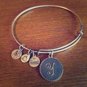 Alex and Ani Letter “Y” Bracelet